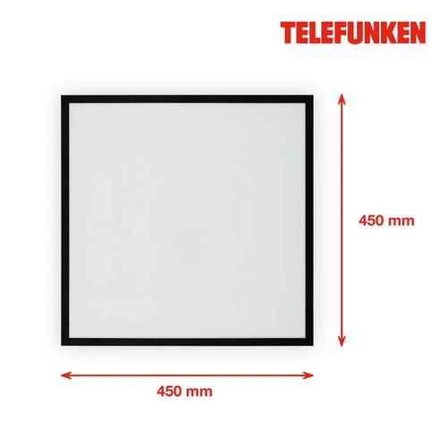 LED-Panel Magic Fully schwarz CCT RGB 45x45cm