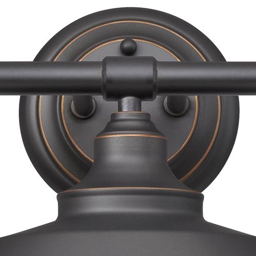 Westinghouse Iron Hill Wandleuchte, schwarz, 3fl