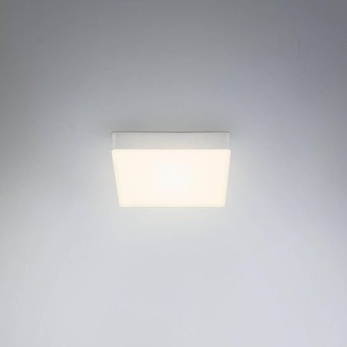 LED-Deckenleuchte Flame, 15,7 x 15,7 cm, silber