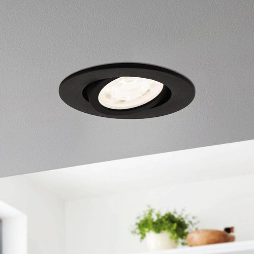 EGLO connect Saliceto-Z LED-Einbauleuchte, schwarz