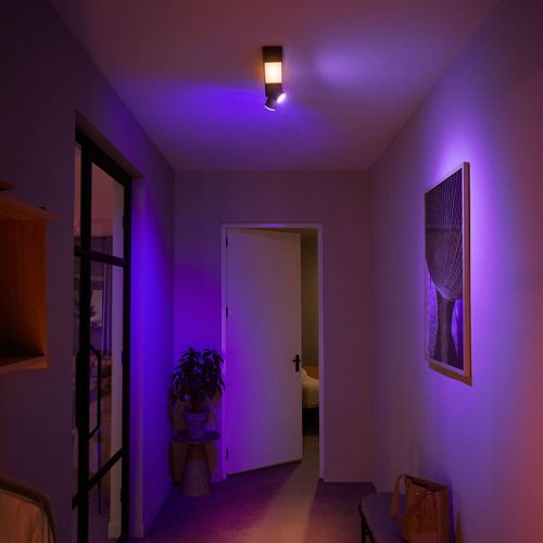 Philips Hue Centris LED-Spot zweiflammig, schwarz