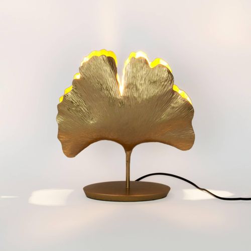 Tischleuchte Ginkgo, gold, 36x34cm