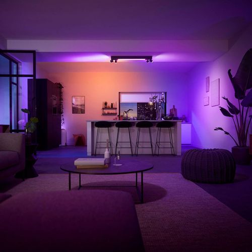 Philips Hue Centris Deckenspot vierflammig schwarz