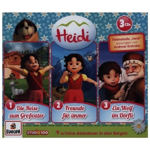 Heidi (CGI) - 3er Box. Box.1, 3 Audio-CD,3 Audio-CD - Heidi (Hörbuch)