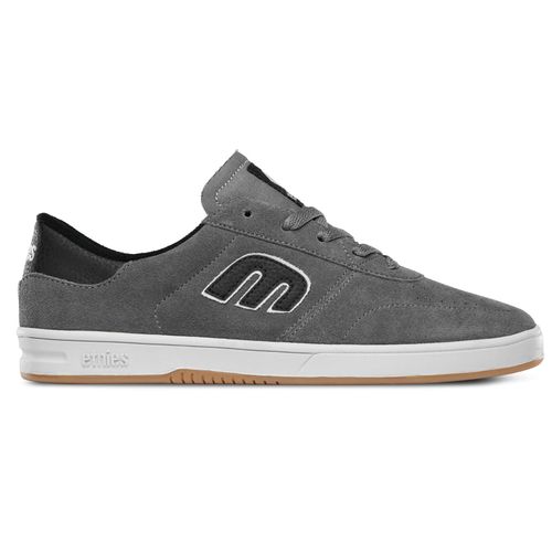 Etnies - LO-CUT Grey/Black 030 Sneaker Herren Skate Schwarz Grau Skateschuh Größe 41 (US 8)
