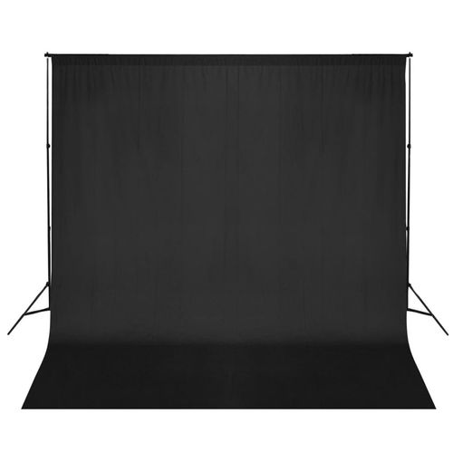 Prolenta Premium - Fotohintergrund-System 600 x 300 cm Schwarz