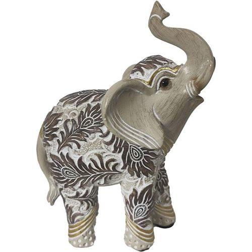 Elefant Afrikaner und Elefanten Graue Elefantenfigur - 12x8x5cm - Gris - Signes Grimalt