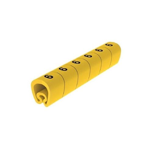 Vorgeschnittene gelbe Ø18 PVC laminierte Markierungen