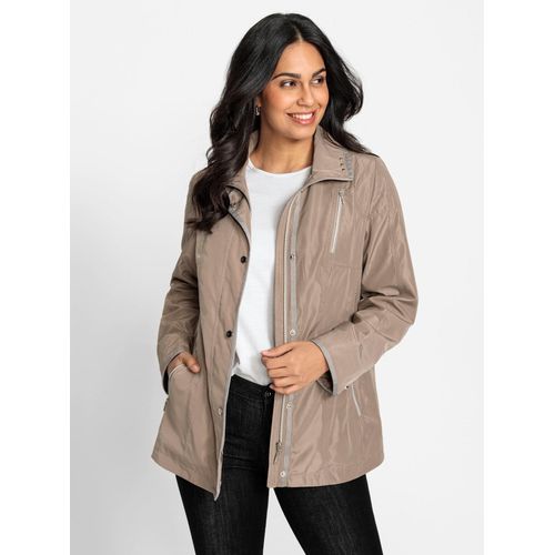 Parka INSPIRATIONEN Gr. 24, beige Damen Jacken