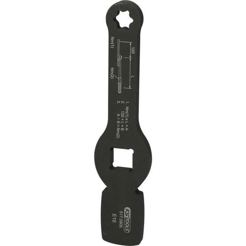 Ks tools 3/4 Schlag-Torx-E-Schlüssel mit 2 Schlagflächen, E18 ( 517.0908 )