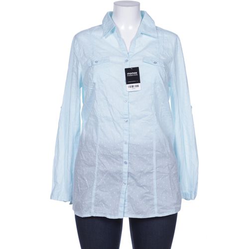 sheego Damen Bluse, hellblau, Gr. 42