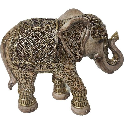 Signes Grimalt - Afrikanische Elefanten und Elefanten Graue Elefantenfigur 13x15x6cm - Gris
