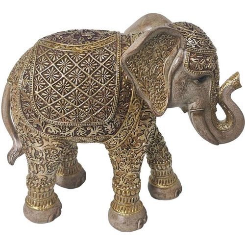 Signes Grimalt - Afrikanische Elefanten und Elefanten Graue Elefantenfigur 19x22x9cm - Gris