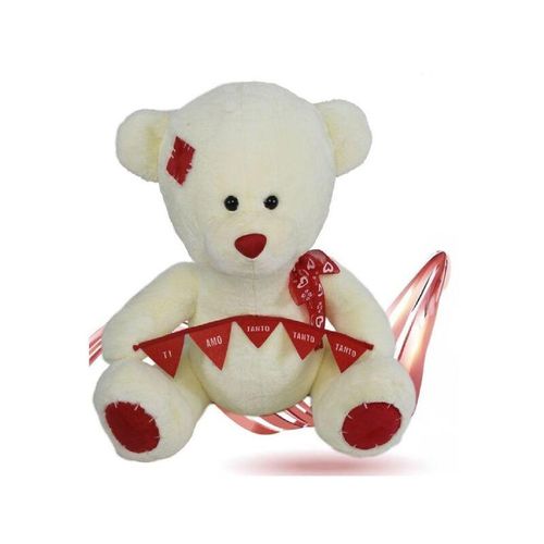 Trade Shop Traesio - teddybär schleife 'ich liebe dich sehr' 55 cm valentinstag 93871