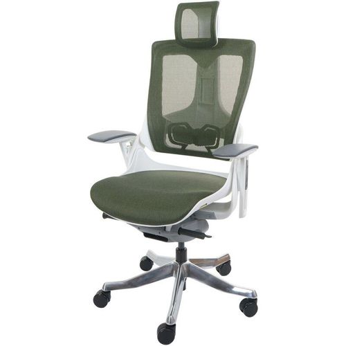 Bürostuhl merryfair Adelaide, Schreibtischstuhl Drehstuhl, Polster/Netz, ergonomisch grün - green