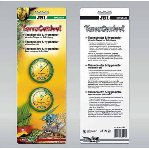 TerraControl Thermometer und Hygrometer inkl. Sauger Terraristik - JBL