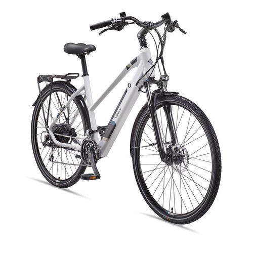 E-Bike Damen 28 Zoll Trekking Pedelec 24 Gang Expedition XC940, kreide