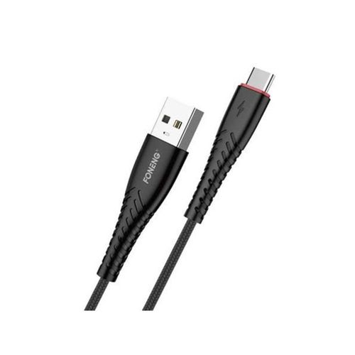 Foneng X15 USB to USB-C cable 2.4A 1.2m (black)