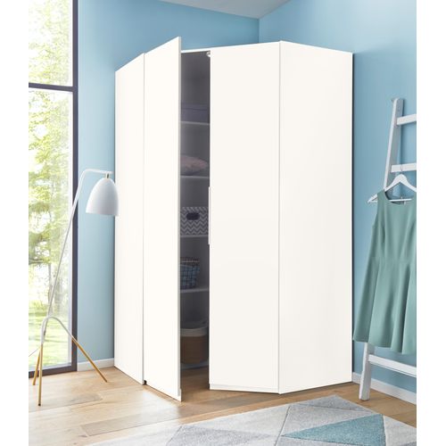 Eckkleiderschrank WIMEX "Level by fresh to go", weiß, H:236cm, Schränke, Eckkleiderschrank