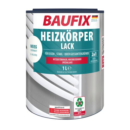 BAUFIX Heizkörper-Lack weiß seidenmatt