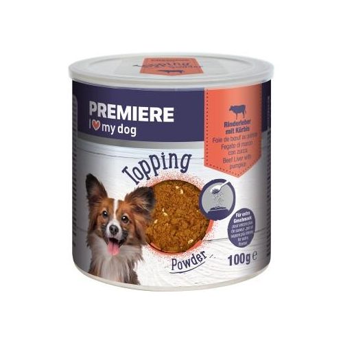 PREMIERE Topping Powder 6x100 g Rinderleber mit Kürbis