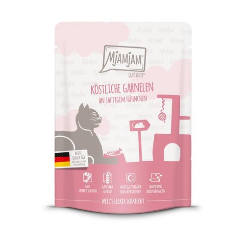 MjAMjAM Quetschie Garnelen an saftigem Hühnchen 24x300g