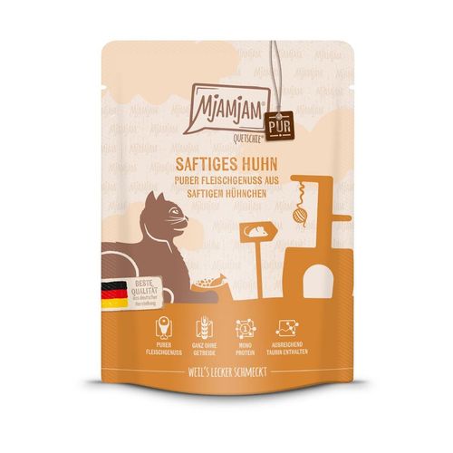 MjAMjAM Quetschie Purer Fleischgenuss Hühnchen pur 24x300g