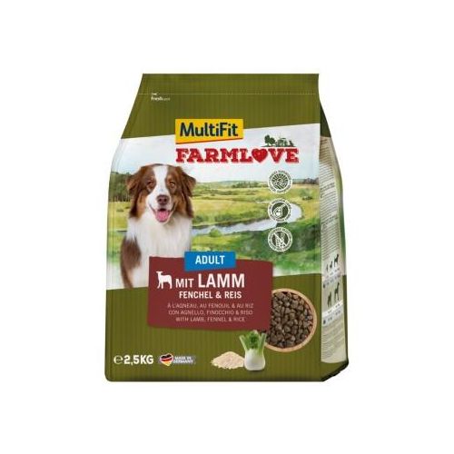 MultiFit Farmlove Adult 2,5kg Lamm & Reis