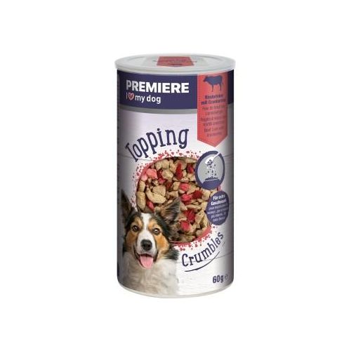 PREMIERE Topping Crumble 6x60 g Rinderleber mit Cranberries