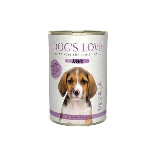 DOG'S LOVE Junior Lamm mit Kürbis 6x400 g