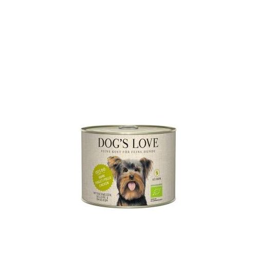 DOG'S LOVE BIO 6x200g Huhn mit Buchweizen & Sellerie