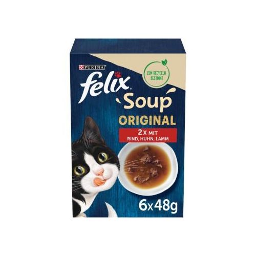 Felix Soup Suppe 6x48g Rind, Huhn, Lamm