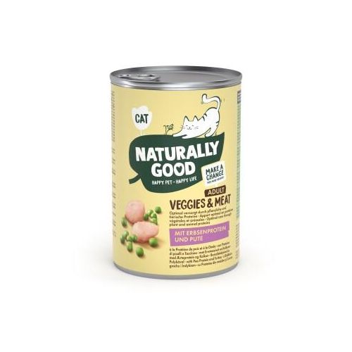 Naturally Good Veggies & Meat Erbsenprotein & Pute 6x400 g