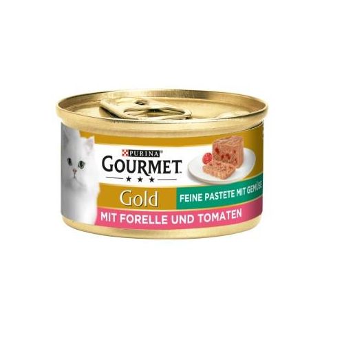 GOURMET Gold Feine Pastete 12x85g Forelle & Tomaten