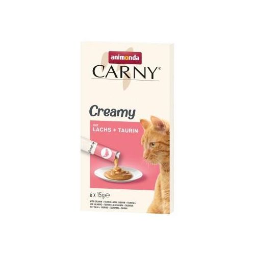 animonda Carny Adult Creamy 11x6x15 g mit Taurin Lachs