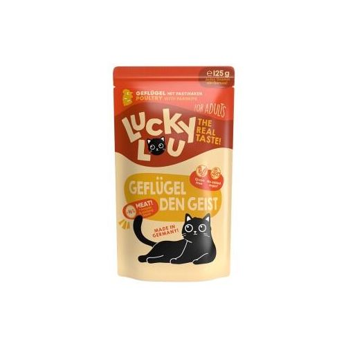 Lucky Lou Nassfutter Katze Adult Geflügel 32x125 g