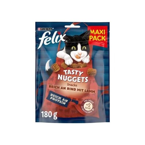 Felix Tasty Nuggets 6 x 180 g Rind & Lamm