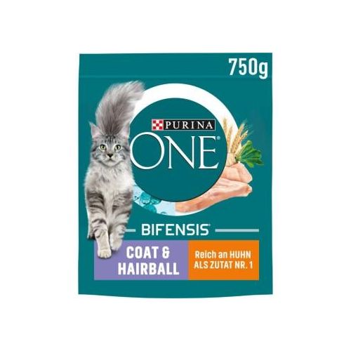 Purina ONE BIFENSIS Coat & Hairball 2x750 g