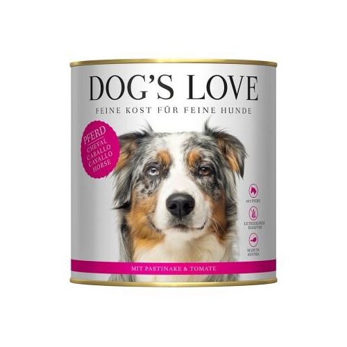 DOG'S LOVE Adult Pferd 6x800 g