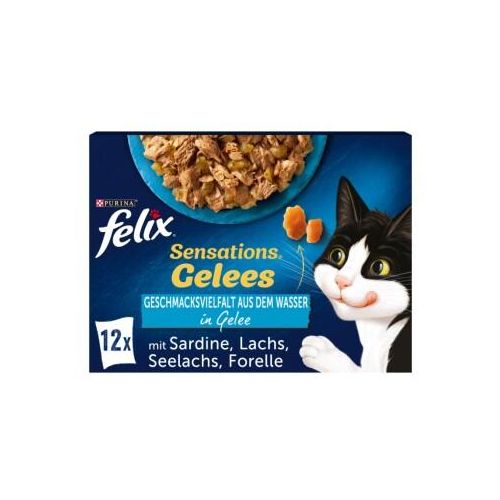 Felix Sensations Gelees 12x85g Geschmacksvielfalt aus dem Wasser