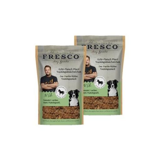 FRESCO M. Rütter Trainingsknöchelchen 2x150g Echt-Fleisch Pferd