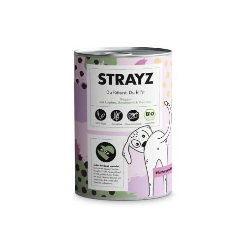 STRAYZ BIO 6x400g Veggie Lupine mit Amaranth & Gemüse