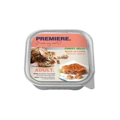 PREMIERE Adult Gelee Reich an Lachs 32x100 g