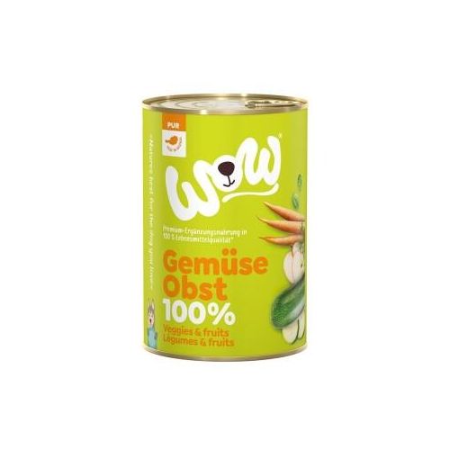 WOW Pur Adult Gemüse Obst 6x400g