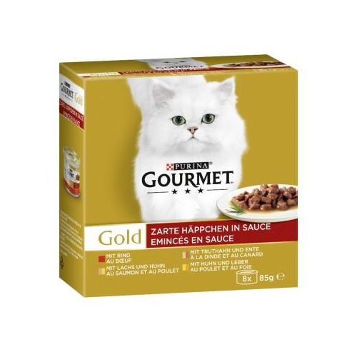 GOURMET Gold Zarte Häppchen 8 x 85 g