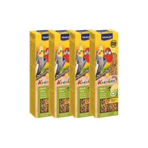 Vitakraft Großsittich Kräcker 4x2er Kiwi-Citrus