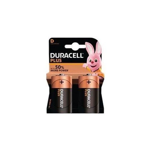 DURACELL D Plus 2-Pack