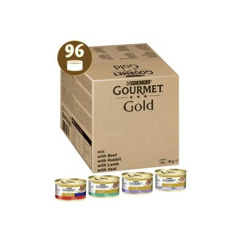 GOURMET Gold Feine Pastete Sorten-Mix 96x85g