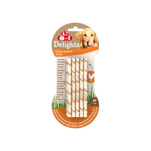 8in1 Delights Twisted Sticks Hähnchen 10 Stück