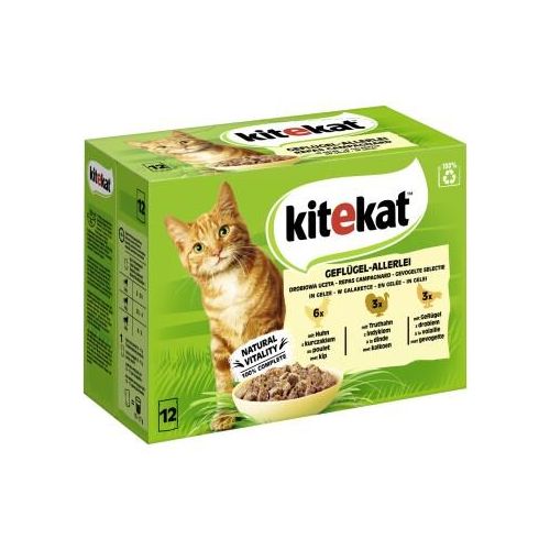 Kitekat Multipack Geflügel-Allerlei in Gelee 12x85g